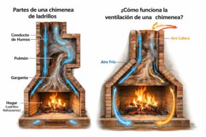 ventilacion chimenea