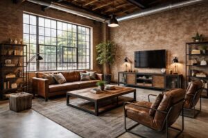 salon de estilo industrial